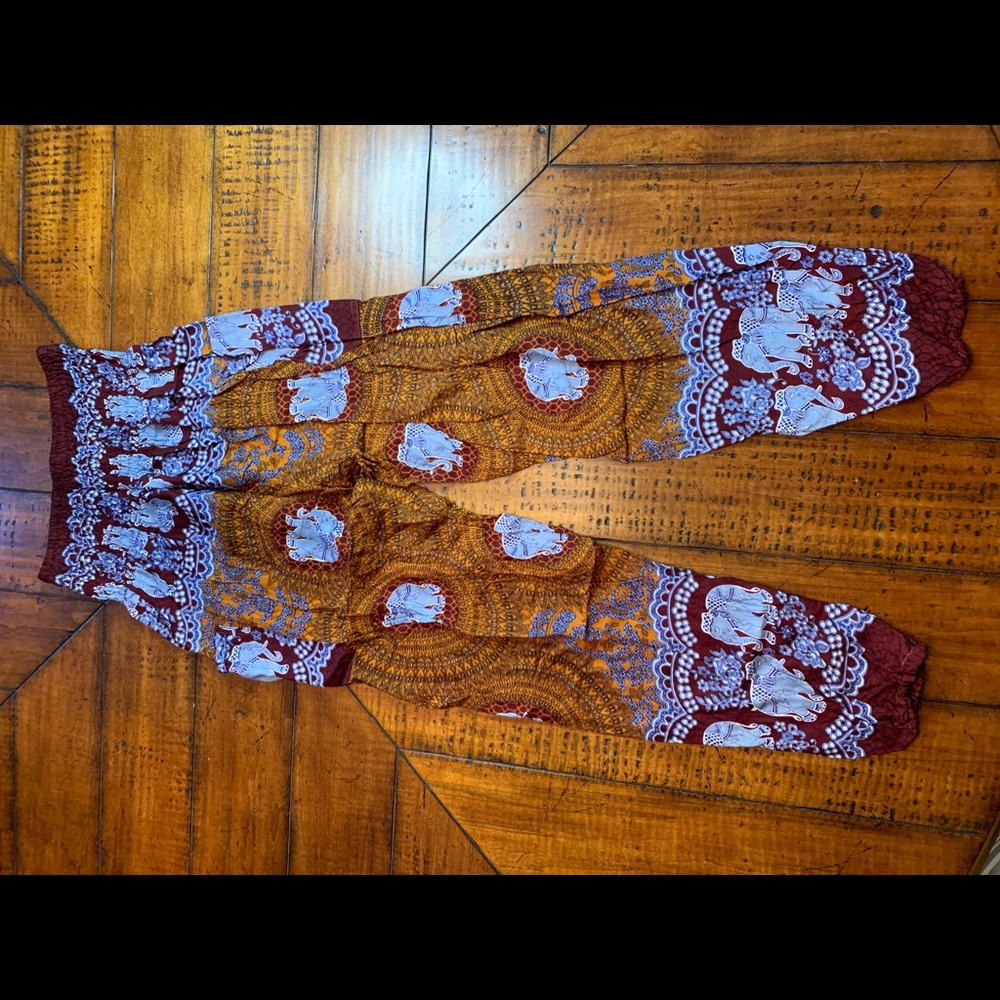 Never Worn Harem Elephant Pants